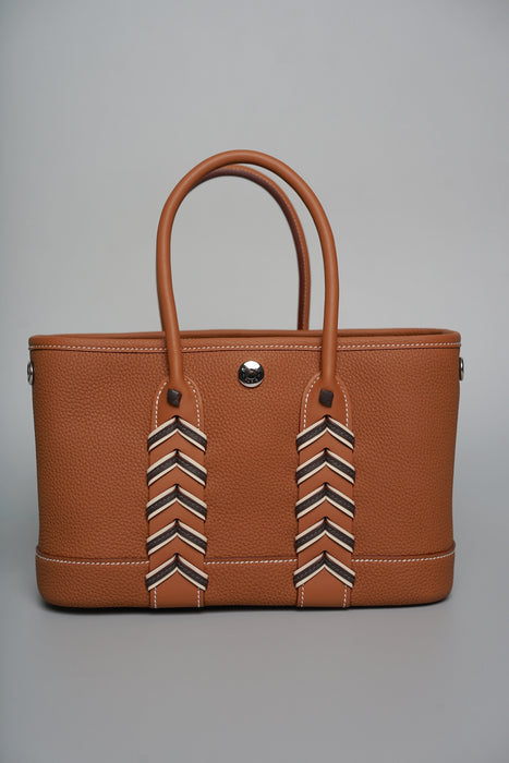 Hermes Mini Garden Party 23 Bredies in Gold Phw (Brand New)