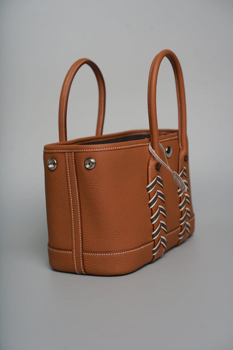 Hermes Mini Garden Party 23 Bredies in Gold Phw (Brand New)
