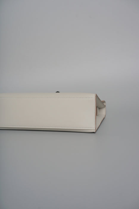 Hermes Kelly Pochette in Gris Perle Phw