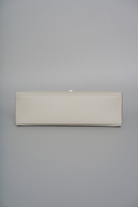 Hermes Kelly Pochette in Gris Perle Phw