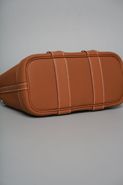 Hermes Mini Garden Party 23 Bredies in Gold Phw (Brand New)