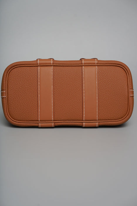 Hermes Mini Garden Party 23 Bredies in Gold Phw (Brand New)
