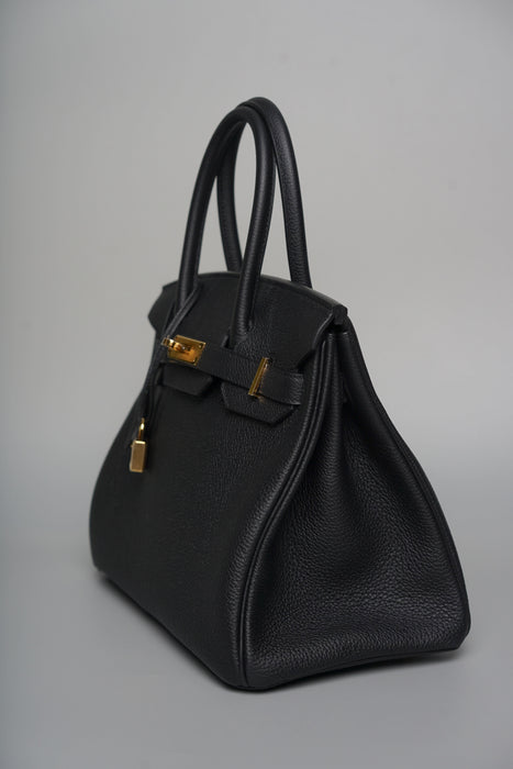 Hermes Birkin 30 in Noir Togo Ghw (Brand New)