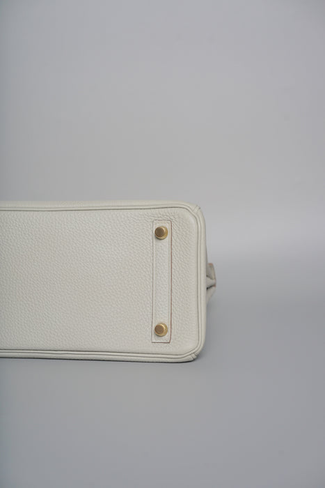 Hermes Birkin 25 in Gris Perle Ghw