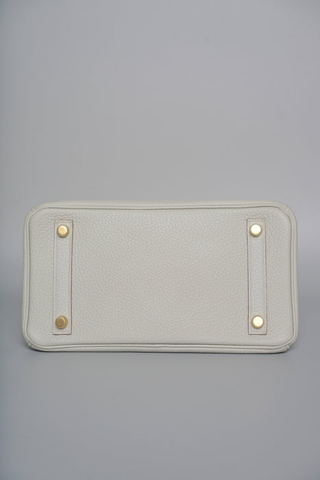 Hermes Birkin 25 in Gris Perle Ghw