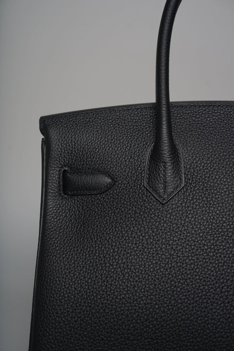 Hermes Birkin 30 in Noir Togo Ghw (Brand New)