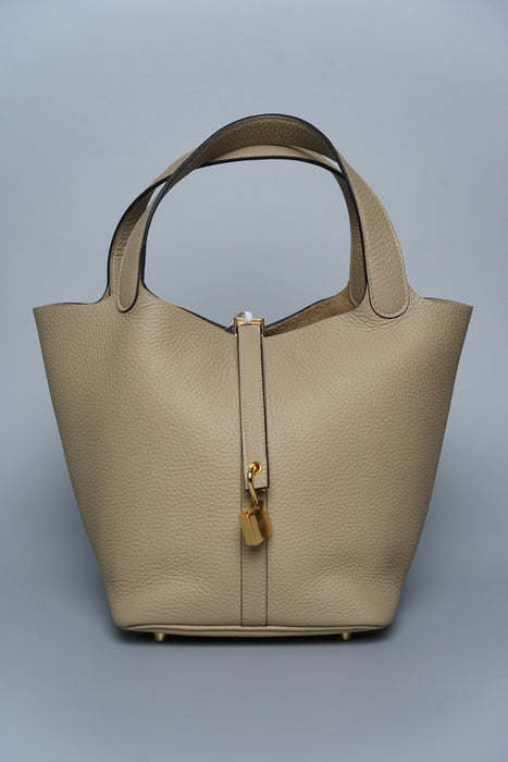 Hermes Picotin 22 in Trench Ghw (Brand New)