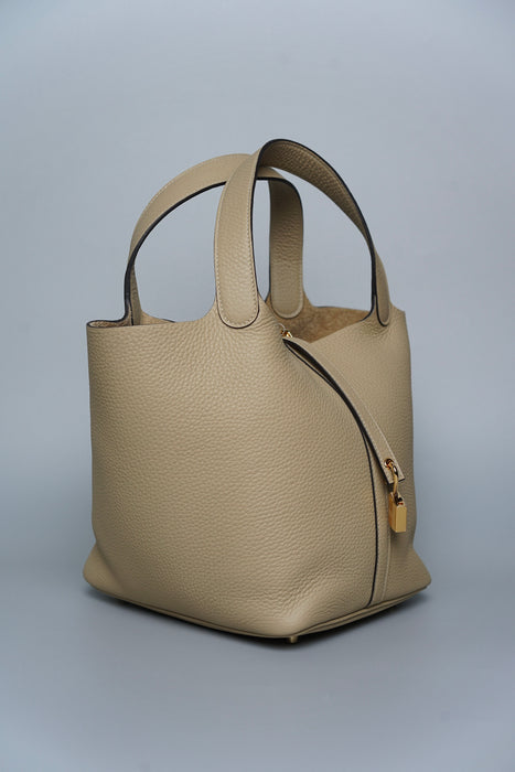 Hermes Picotin 22 in Trench Ghw (Brand New)