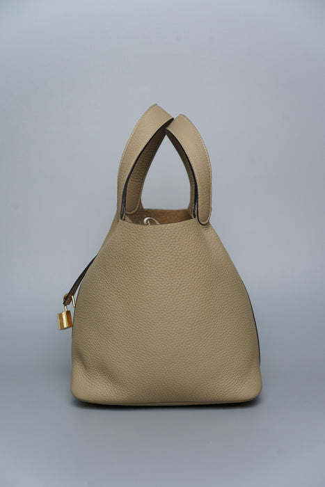Hermes Picotin 22 in Trench Ghw (Brand New)