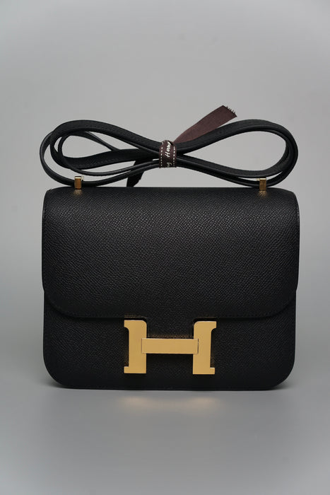 Hermes Constance 18 in Noir Ghw (Brand New)