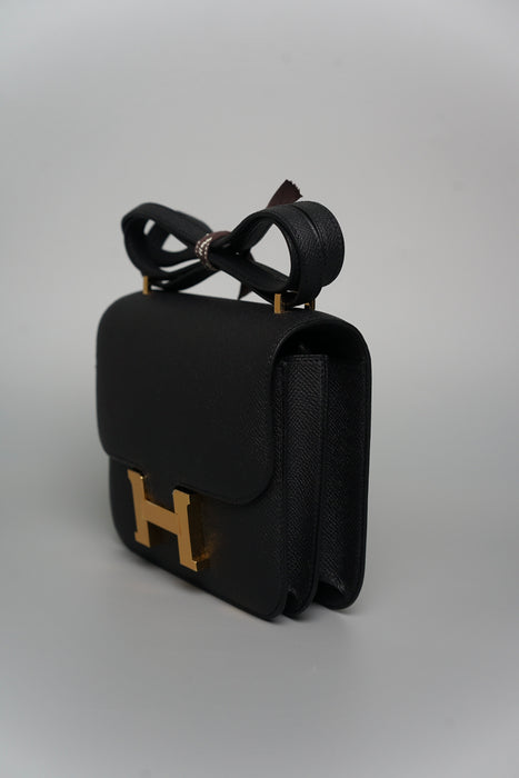 Hermes Constance 18 in Noir Ghw (Brand New)