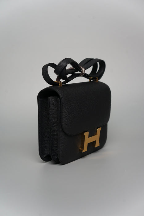 Hermes Constance 18 in Noir Ghw (Brand New)