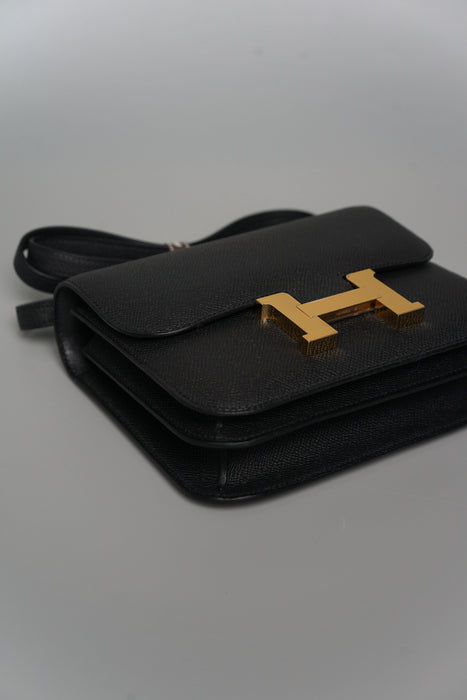 Hermes Constance 18 in Noir Ghw (Brand New)