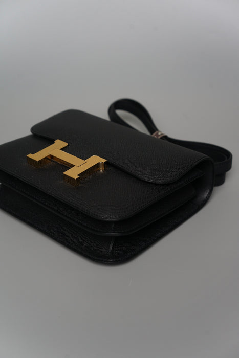 Hermes Constance 18 in Noir Ghw (Brand New)