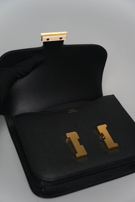 Hermes Constance 18 in Noir Ghw (Brand New)