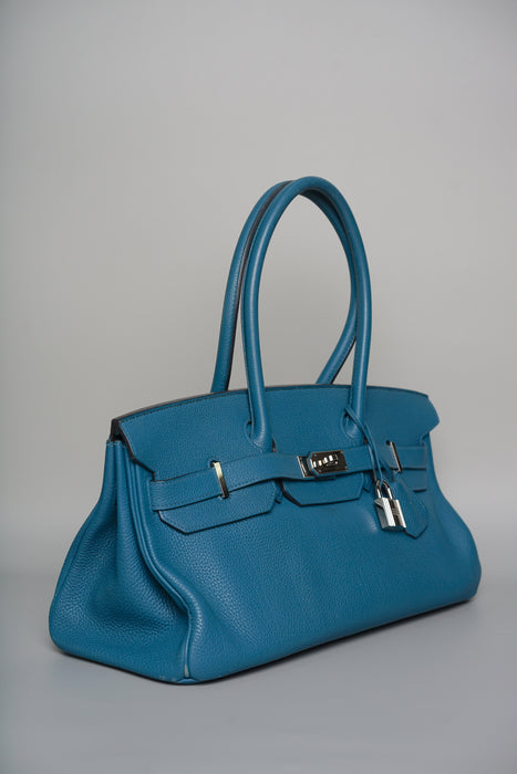 Hermes Birkin JPG Shoulder 42 in Blue de Galice Togo Phw