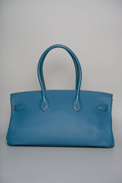 Hermes Birkin JPG Shoulder 42 in Blue de Galice Togo Phw