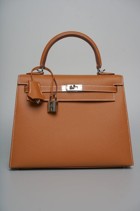 Hermes Kelly II 25 Sellier in Gold Phw (Brand New)