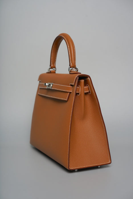 Hermes Kelly II 25 Sellier in Gold Phw (Brand New)