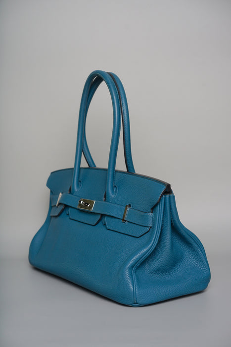 Hermes Birkin JPG Shoulder 42 in Blue de Galice Togo Phw