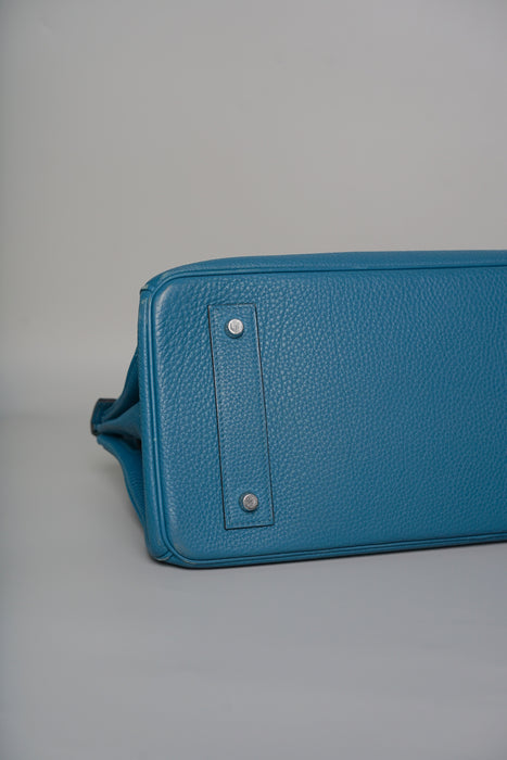Hermes Birkin JPG Shoulder 42 in Blue de Galice Togo Phw
