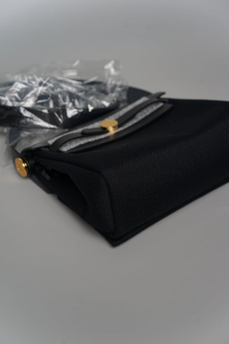 Hermes Mini Herbag in Noir Ghw (Brand New)