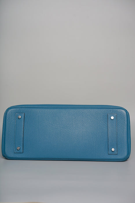 Hermes Birkin JPG Shoulder 42 in Blue de Galice Togo Phw