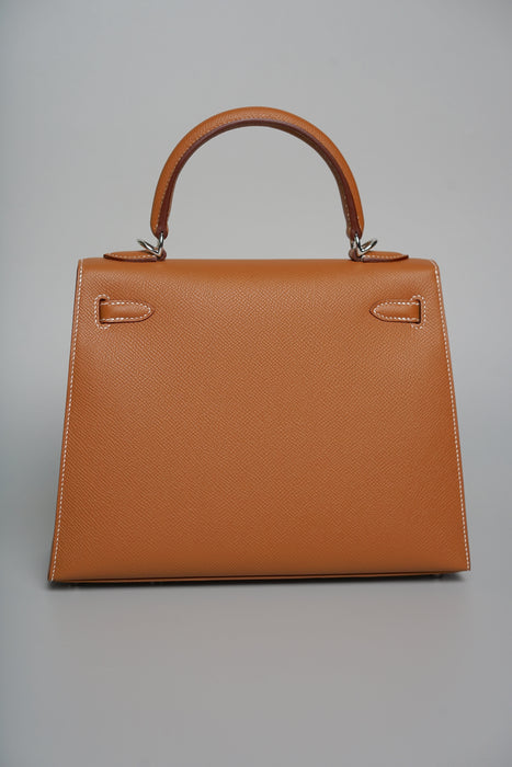 Hermes Kelly II 25 Sellier in Gold Phw (Brand New)