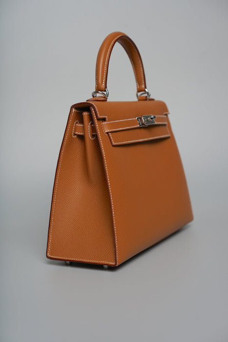 Hermes Kelly II 25 Sellier in Gold Phw (Brand New)