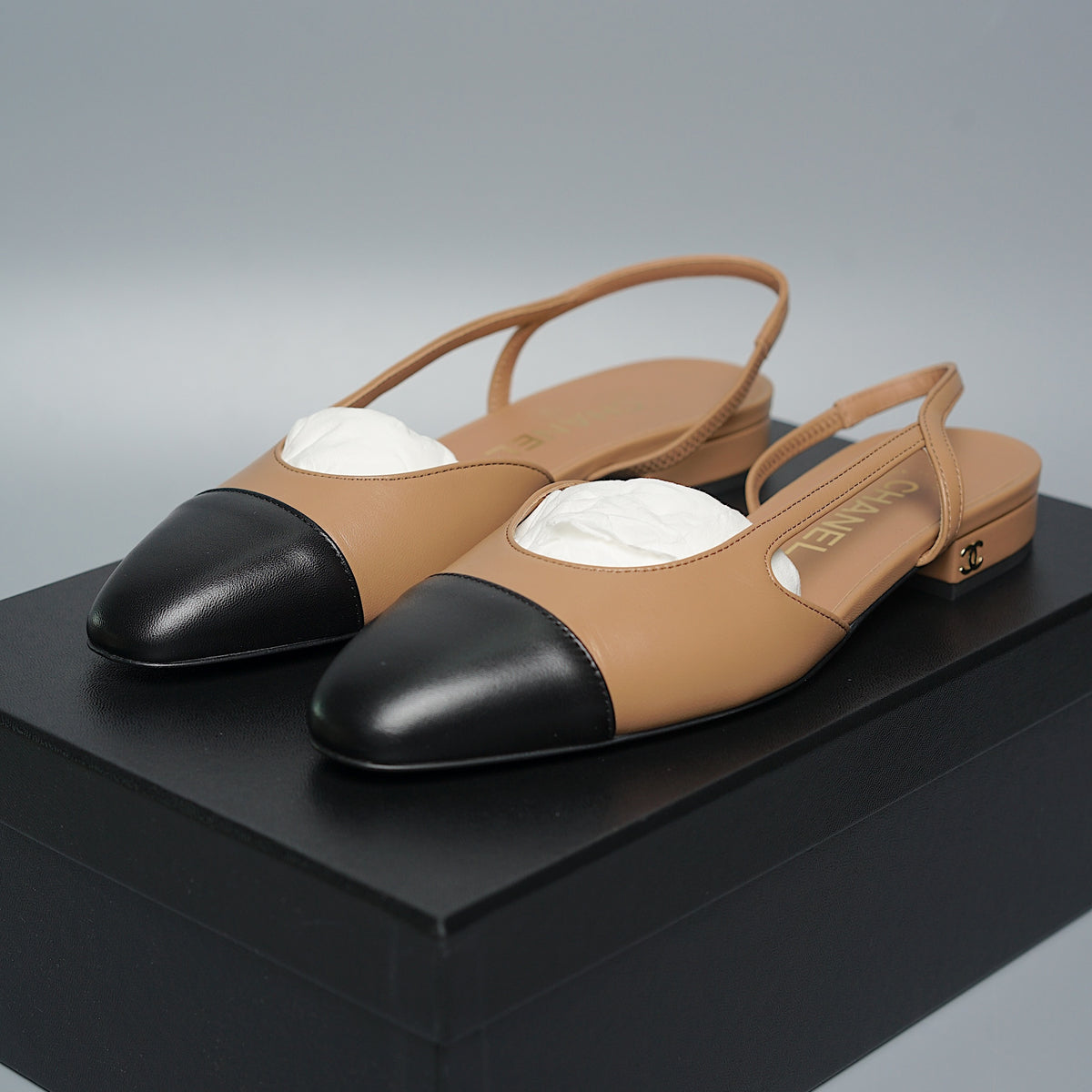 CHANEL ローヒール　36.5 Chanel Slingback Heels, IT 36.5 – byrenn