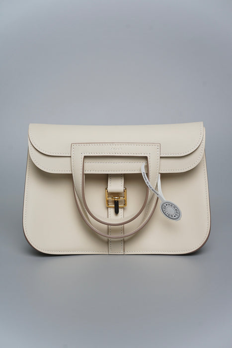 Hermes Mini Halzan in Craie Ghw (Brand New)
