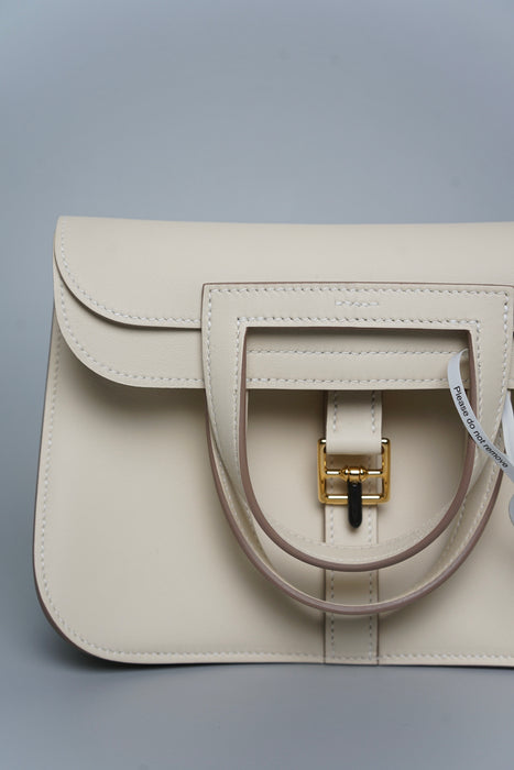Hermes Mini Halzan in Craie Ghw (Brand New)