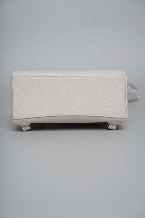Hermes Kelly 22 Ado Backpack in Gris Perle Phw (Brand New)