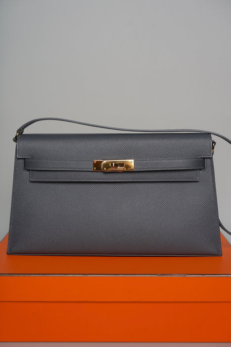Hermes Kelly Elan in Ardoise Epsom Ghw