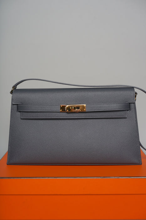 Hermes Kelly Elan in Ardoise Epsom Ghw