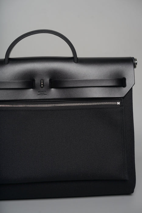 Hermes Herbag 39 in Noir Phw (Brand New)