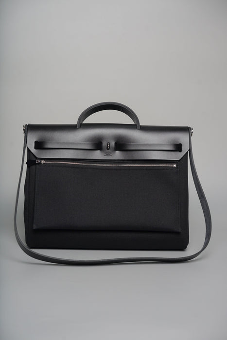 Hermes Herbag 39 in Noir Phw (Brand New)
