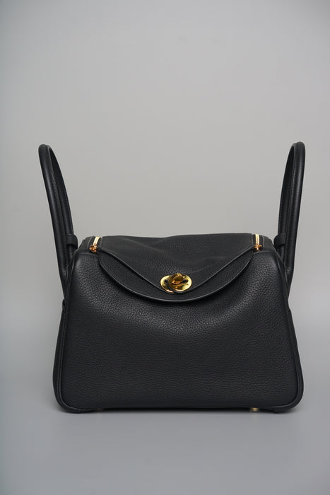 Hermes Lindy 26 in Black Ghw