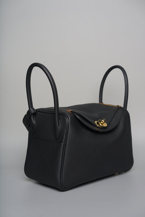 Hermes Lindy 26 in Black Ghw