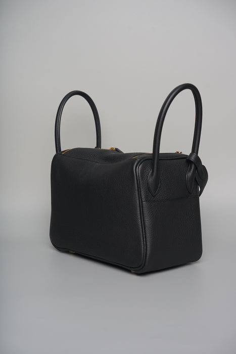 Hermes Lindy 26 in Black Ghw