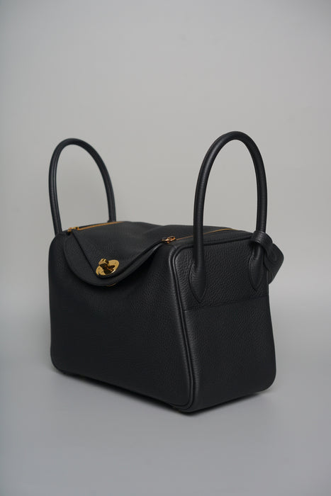 Hermes Lindy 26 in Black Ghw