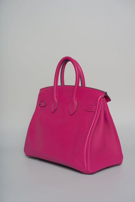 Hermes Birkin 25 in Rose Pourpre Swift Phw (Brand new)