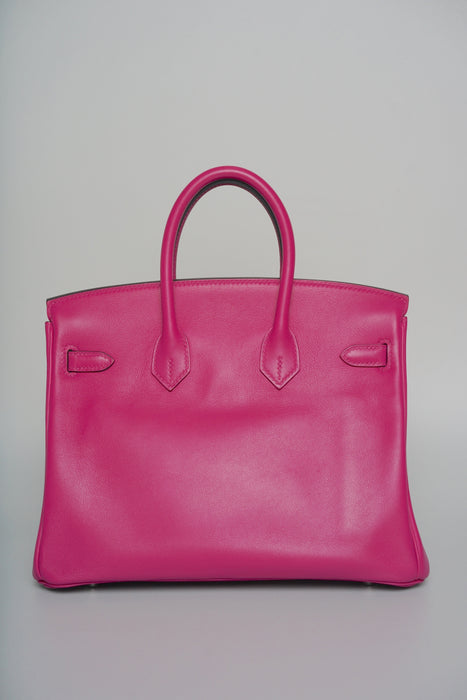 Hermes Birkin 25 in Rose Pourpre Swift Phw (Brand new)