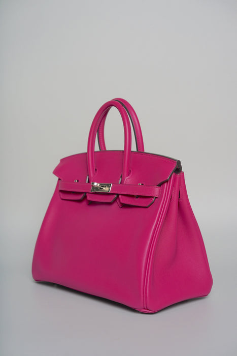 Hermes Birkin 25 in Rose Pourpre Swift Phw (Brand new)