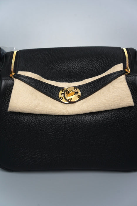 Hermes Lindy 26 Black Ghw (Brand New)