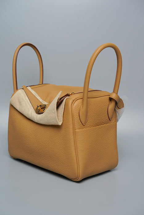 Hermes Lindy 26 in Biscuit Ghw (Brand New)