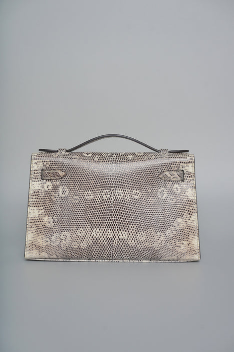 Hermes Kelly Pochette in Ombre Lizard Phw (Brand new)