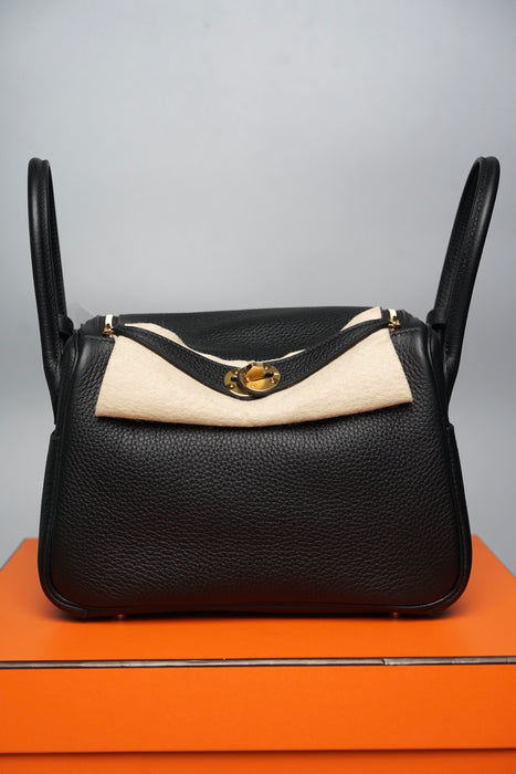 Hermes Lindy 26 Black Ghw (Brand New)