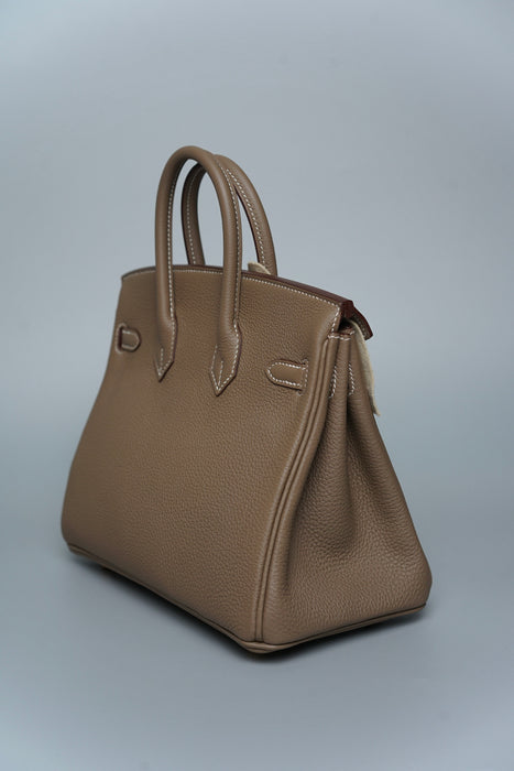 Hermes Birkin 25 in Etoupe Togo Ghw (Brand New)