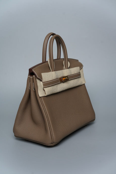 Hermes Birkin 25 in Etoupe Togo Ghw (Brand New)